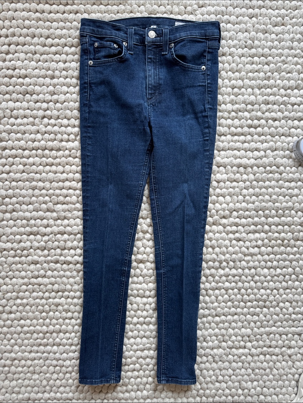 rag & bone Dark Blue Skinny Jeans